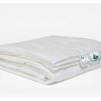 Одеяло     для сна 200х220  евро из сатина  150 г/м2    шелк, силиконизированное волокно    NatureS