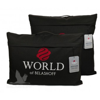 Подушка     для сна 50х70   из тика      шерсть верблюжья, силиконизированное волокно бежевая   World of Belashoff