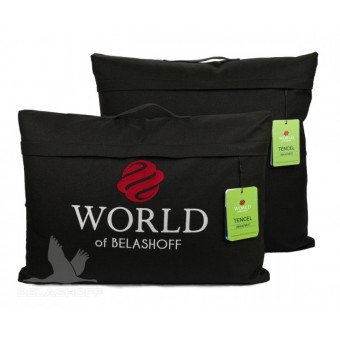 Подушка     для сна 68х68   из перкаля      эвкалиптовое волокно, силиконизированное волокно зеленая   World of Belashoff