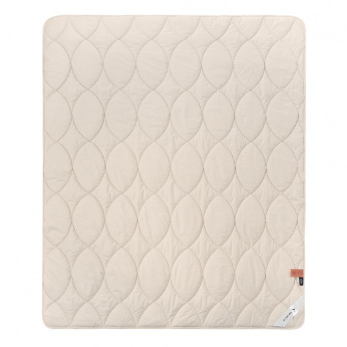 Одеяло для сна 140х205 1,5 спальное из тика 300 г/м2 шерсть верблюжья, силиконизированное волокно MOYЁ HOME