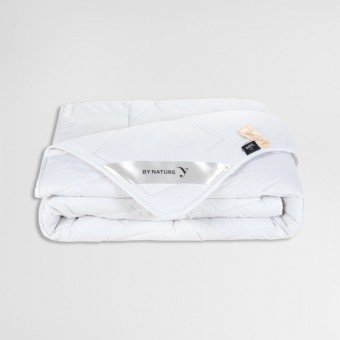 Одеяло     для сна 140х205  1,5 спальное из перкаля  300 г/м2    шерсть овечья, силиконизированное волокно    MOYЁ HOME