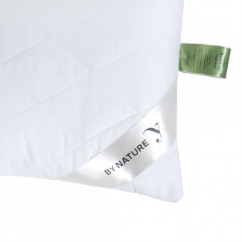 Подушка     для сна 50х70   из сатина      бамбук, силиконизированное волокно белая   MOYЁ HOME