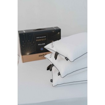 Подушка     для сна 50х70   из батиста      FlexSoft Huvis, полиэстер белая   MOYЁ HOME