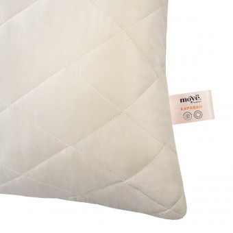 Подушка     для сна 70х70   из микрофибры      шерсть верблюжья, силиконизированное волокно бежевая   MOYЁ HOME