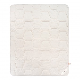 Одеяло     для сна 145х205  1,5 спальное из поликоттона  300 г/м2    шерсть овечья, силиконизированное волокно    MOYЁ HOME  