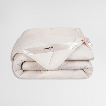 Одеяло     для сна 145х205  1,5 спальное из поликоттона  300 г/м2    шерсть овечья, силиконизированное волокно    MOYЁ HOME  