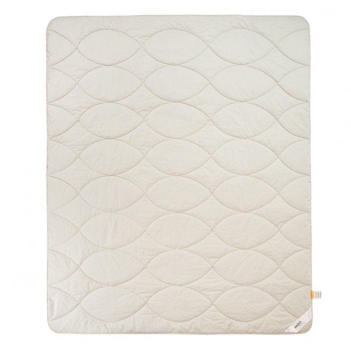 Одеяло для сна 172х205 двуспальное из тика 300 г/м2 шерсть верблюжья, силиконизированное волокно MOYЁ HOME