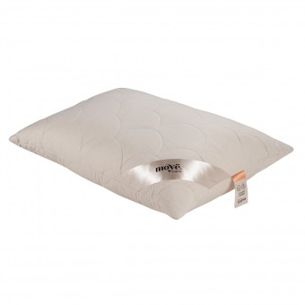 Подушка     для сна 50х70   из поликоттона      шерсть овечья, силиконизированное волокно бежевая   MOYЁ HOME