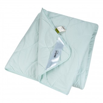 Одеяло     для сна 200х220  евро из сатина  300 г/м2    бамбук, силиконизированное волокно    MOYЁ HOME