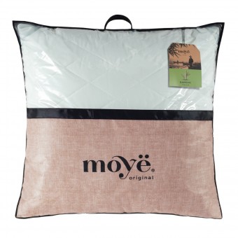 Подушка     для сна 70х70   из сатина      бамбук, силиконизированное волокно зеленая   MOYЁ HOME