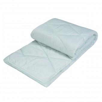 Одеяло     для сна 140х205  1,5 спальное из микрофибры  300 г/м2    бамбук, силиконизированное волокно    MOYЁ HOME