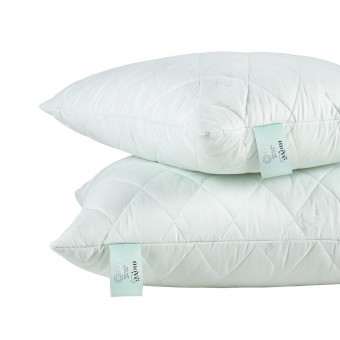 Подушка     для сна 70х70   из микрофибры      бамбук, силиконизированное волокно зеленая   MOYЁ HOME