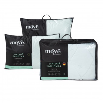 Подушка     для сна 70х70   из микрофибры      бамбук, силиконизированное волокно зеленая   MOYЁ HOME