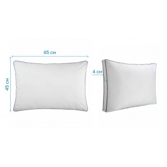 Подушка      45х65   из поликоттона      силиконизированное волокно    ИВШВЕЙСТАНДАРТ  