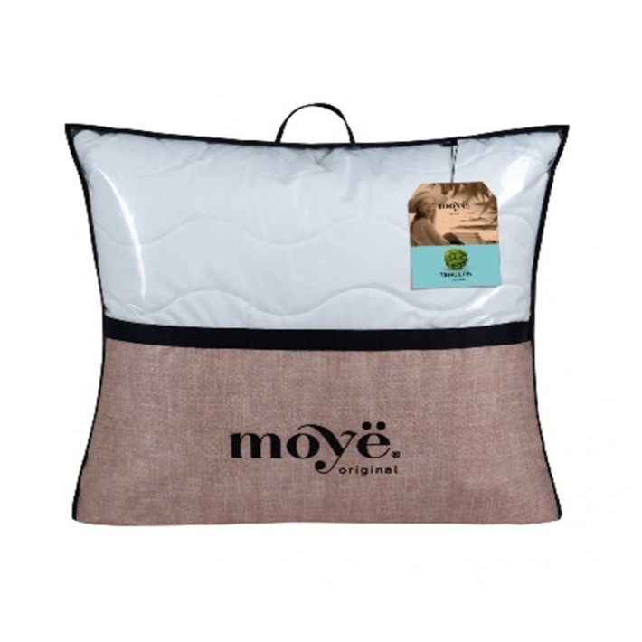 Подушка для сна 70х70 из сатина белая MOYЁ HOME