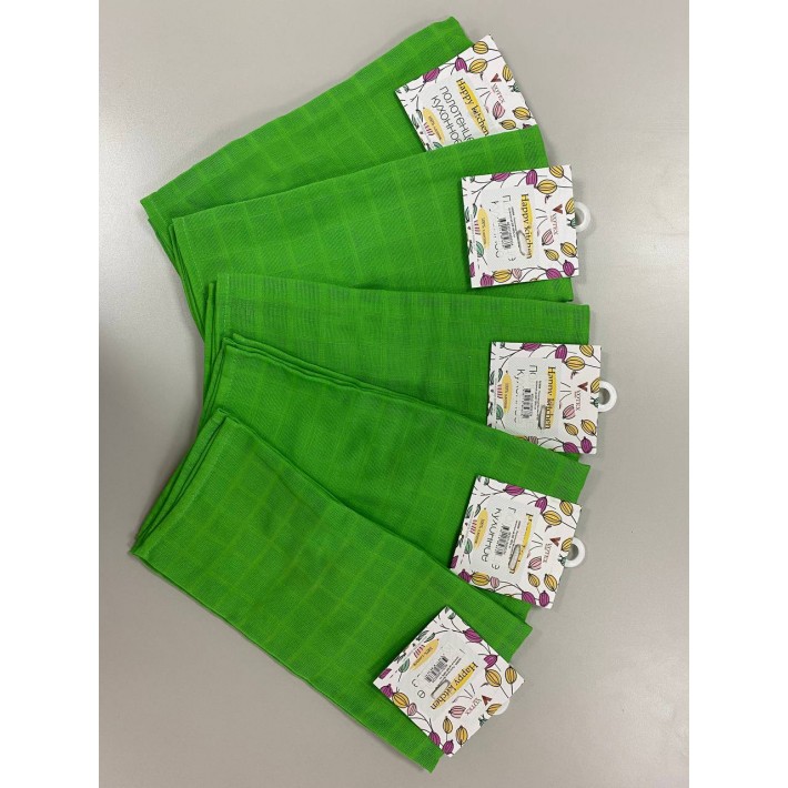 Полотенце из жаккарда Зеленый Вологодский Текстильный Комбинат