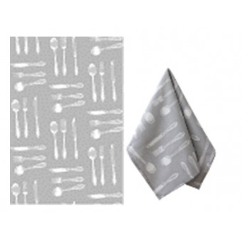 Полотенце         из жаккарда       Серый   Вологодский Текстильный Комбинат