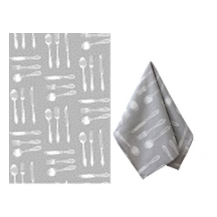 Полотенце из жаккарда Серый Вологодский Текстильный Комбинат