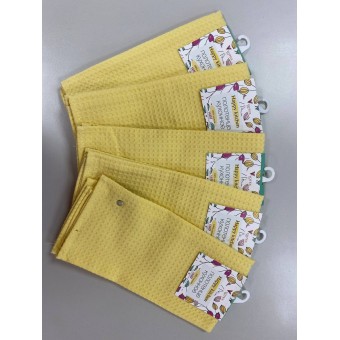 Полотенце         вафельное       Желтый   Вологодский Текстильный Комбинат