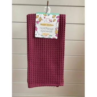 Полотенце         вафельное       Фиолетовый   Вологодский Текстильный Комбинат