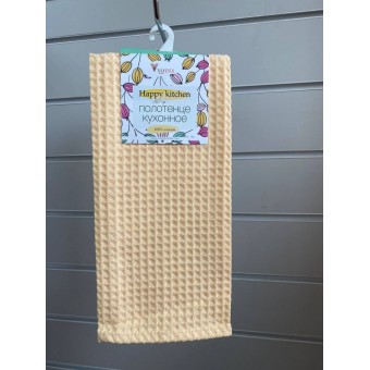 Полотенце         вафельное       Бежевый   Вологодский Текстильный Комбинат