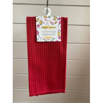 Полотенце         вафельное       Бордовый   Вологодский Текстильный Комбинат