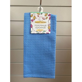 Полотенце         вафельное       Синий   Вологодский Текстильный Комбинат