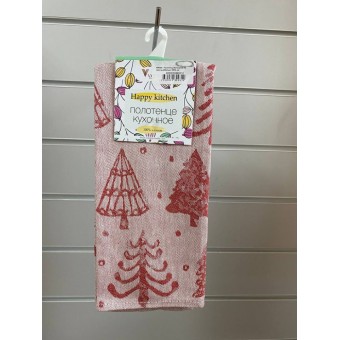 Полотенце         из жаккарда       Красный   Вологодский Текстильный Комбинат