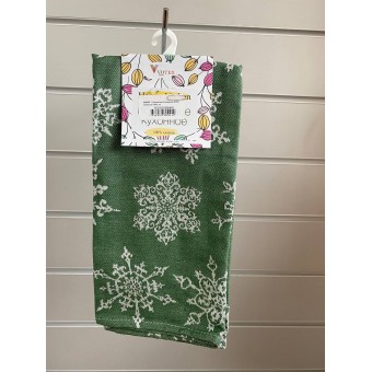 Полотенце         из жаккарда       Зеленый   Вологодский Текстильный Комбинат