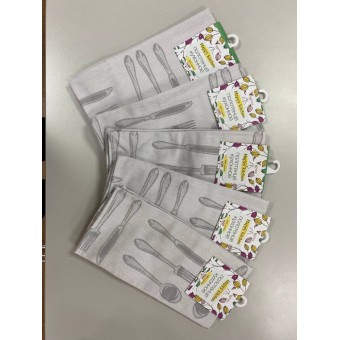 Полотенце         из жаккарда       Серый   Вологодский Текстильный Комбинат