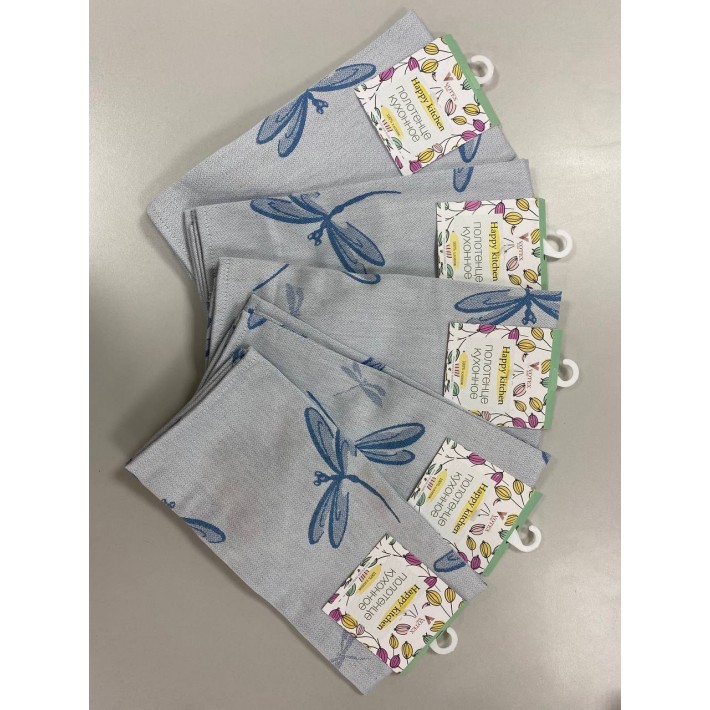 Полотенце из жаккарда Серый Вологодский Текстильный Комбинат