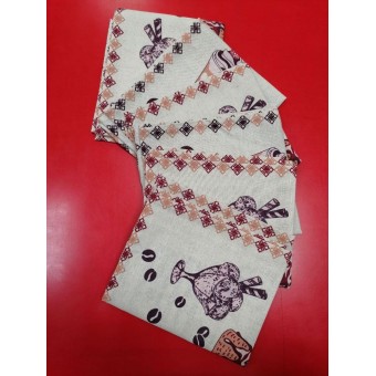 Полотенце         из полульна       Серый   Василиса