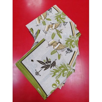 Полотенце         из полульна       Зеленый   Василиса