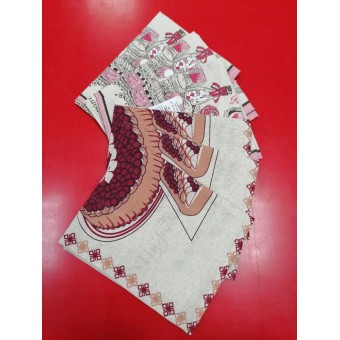 Полотенце         из полульна       Серый   Василиса