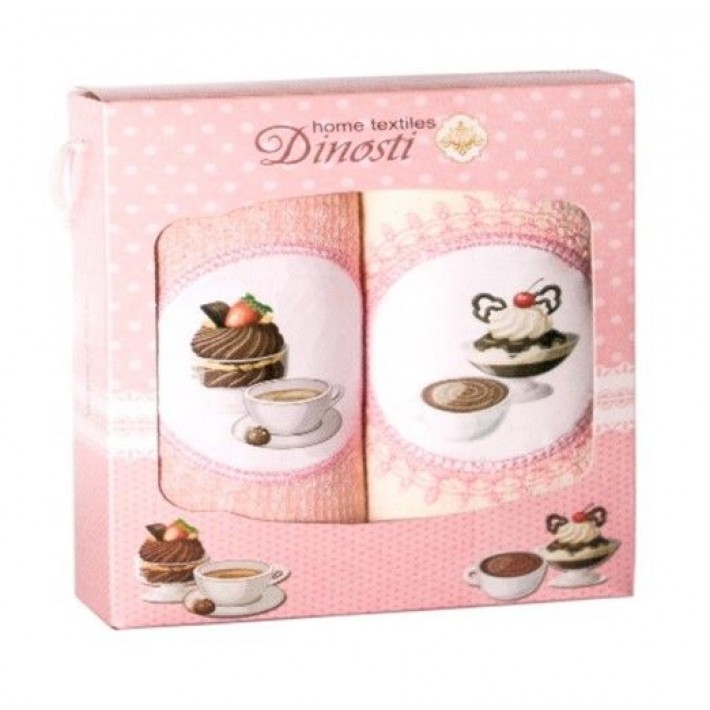 Набор полотенец вафельное Dinosti