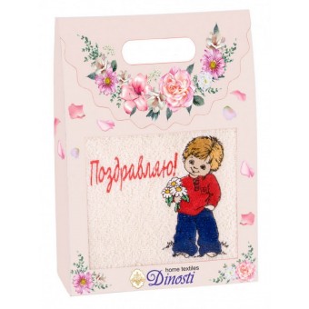 Полотенце         махровое          Dinosti  