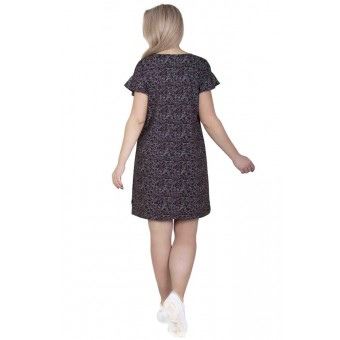 Туника  женская       из кулирки     с коротким рукавом  в ассортименте  Надписи