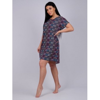 Туника  женская       из кулирки     с коротким рукавом