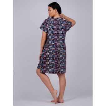 Туника  женская       из кулирки     с коротким рукавом