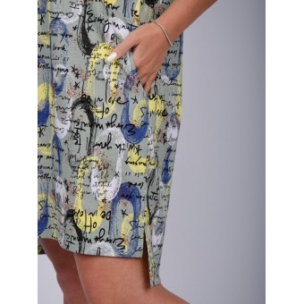 Туника  женская       из кулирки     с коротким рукавом