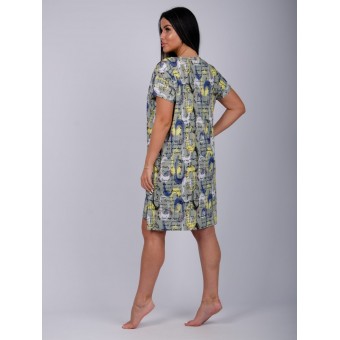 Туника  женская       из кулирки     с коротким рукавом