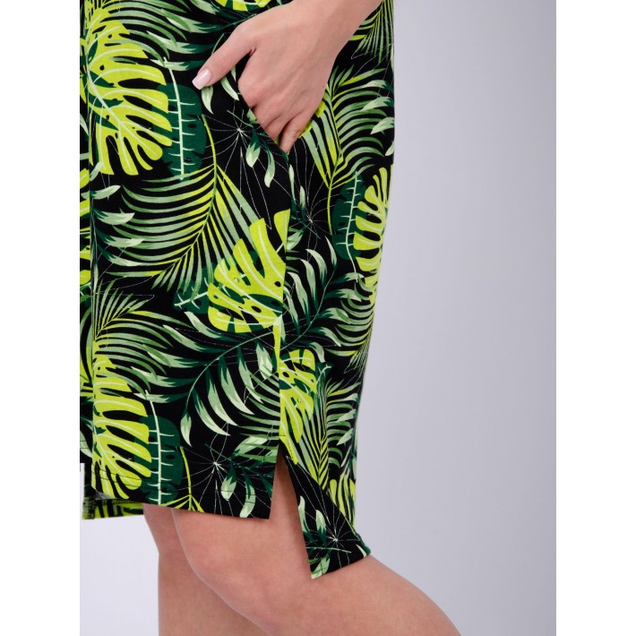 Туника женская из кулирки с коротким рукавом