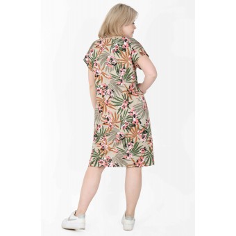 Туника  женская       из кулирки     с коротким рукавом  в ассортименте  В ассортименте   