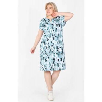 Туника  женская       из кулирки     с коротким рукавом  в ассортименте  В ассортименте   