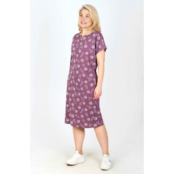 Туника  женская       из кулирки     с коротким рукавом  в ассортименте  В ассортименте