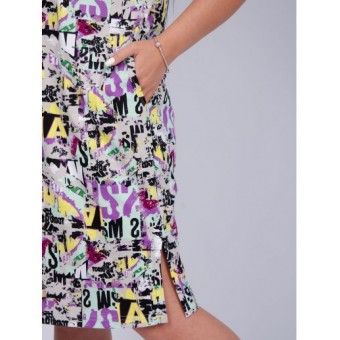 Туника  женская       из кулирки     с коротким рукавом