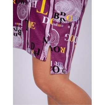 Туника  женская       из кулирки     с коротким рукавом