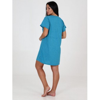 Туника  женская       из кулирки     с коротким рукавом    Животные