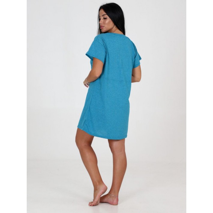 Туника женская из кулирки с коротким рукавом Животные