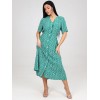 Платье женское Штапель с коротким рукавом